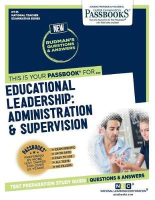 Book cover for Educational Leadership: Administration and Supervision (Nt-15)