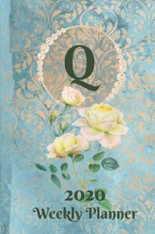 Cover of Plan On It 2020 Weekly Calendar Planner 15 Month Pocket Appointment Notebook - Monogram Letter Q