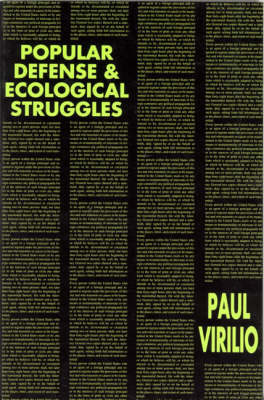 Book cover for Popular Defense and Ecological Structures