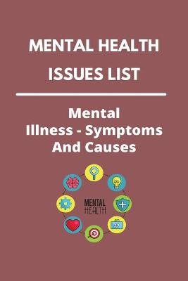 Book cover for Mental Health Issues List