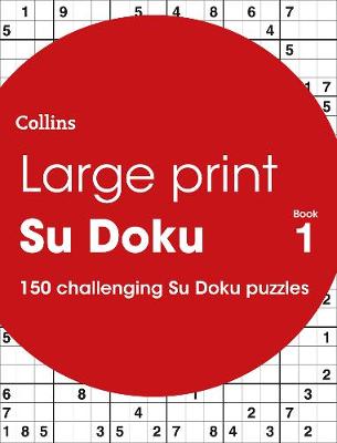 Book cover for Large Print Su Doku book 1