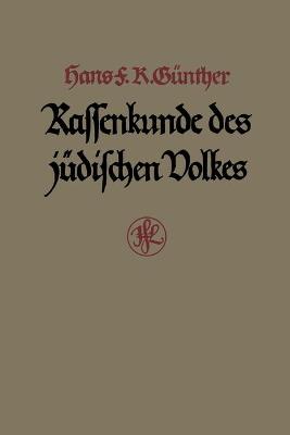 Book cover for Rassenkunde des judischen Volkes