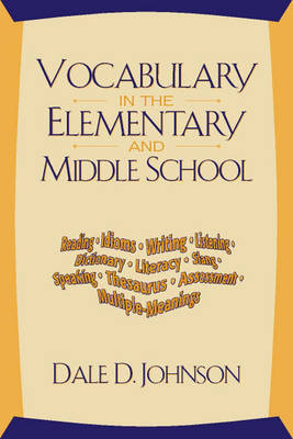 Book cover for Vocabulary in the Elementary and Middle School