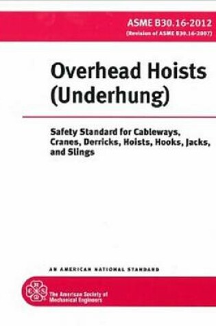 Cover of Overhead Hoists (Underhung)