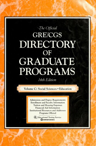 Cover of Directory of Graduate Programs, Vol. C