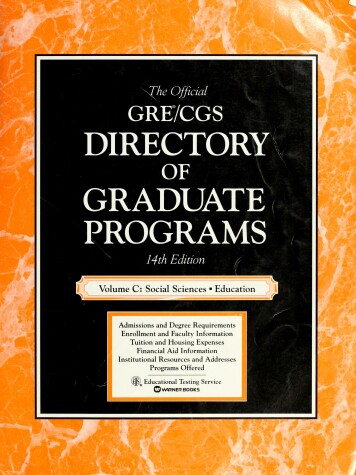 Cover of Directory of Graduate Programs, Vol. C