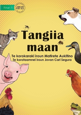 Book cover for Animal Sounds - Tangiia maan (Te Kiribati)