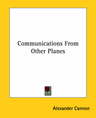 Book cover for Communications from Other Planes