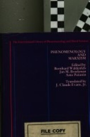 Cover of Phenomenology and Marxism