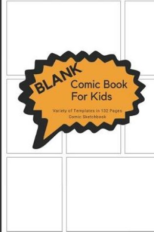 Cover of Blank Comic Book for Kids