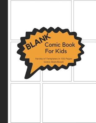 Book cover for Blank Comic Book for Kids