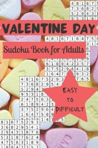 Cover of Valentine Day Sudoku Book for Adults