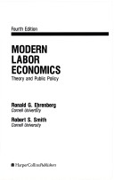 Book cover for Modern Labour Economics