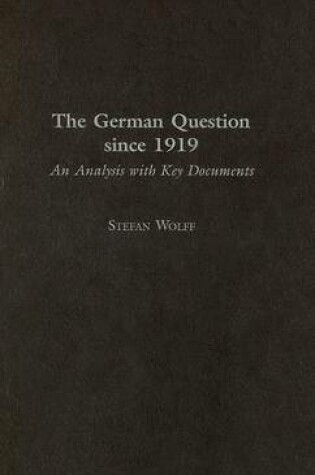 Cover of The German Question since 1919