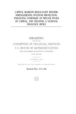 Cover of Capital markets regulatory reform