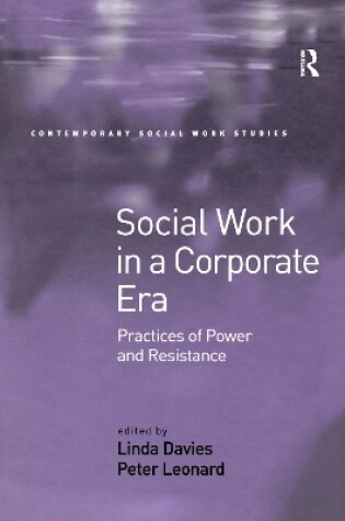 Cover of Social Work in a Corporate Era