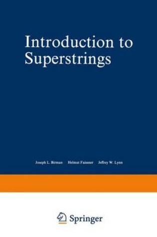 Cover of Introduction to Superstrings