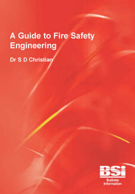 Book cover for A Guide to Fire Safety Engineering