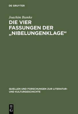 Book cover for Die Vier Fassungen Der Nibelungenklage