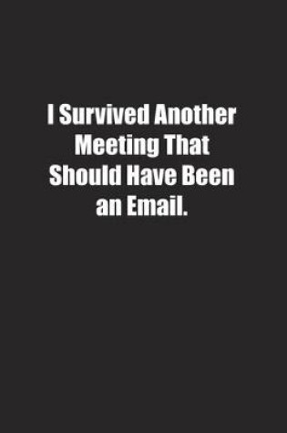 Cover of I Survived Another Meeting That Should Have Been an Email.