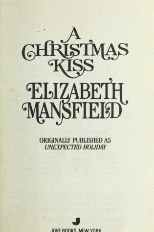 Cover of A Christmas Kiss