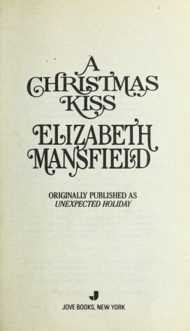 Book cover for A Christmas Kiss
