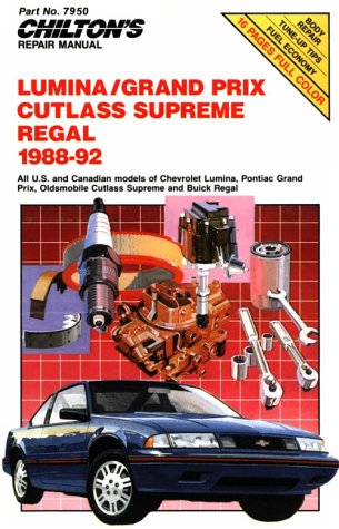 Book cover for Lumina/Grand Prix Cutlass Supreme Regal 1988-92