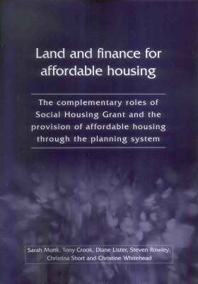 Book cover for Land and Finance for Affordable Housing