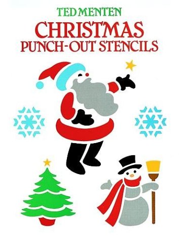 Book cover for Christmas Punch-out Stencils