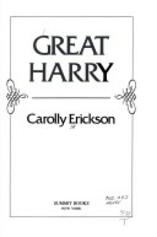 Cover of Great Harry