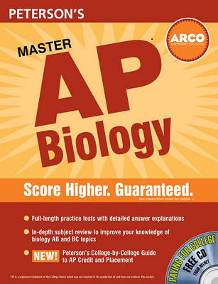 Cover of Peterson's Master the AP Biology Exam