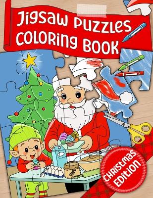 Book cover for Jigsaw Puzzle Coloring Book