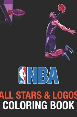 Cover of NBA All Stars and Logos Coloring Book