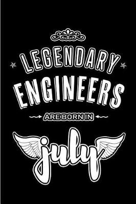 Book cover for Legendary Engineers are born in July