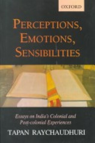 Cover of Perceptions, Emotions, Sensibilities