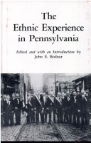 Book cover for Ethnic Experience in Pennsylvania