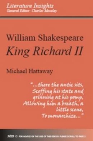 Cover of WIlliam Shakespeare: Richard II