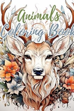 Cover of Animals Coloring Book For Kids