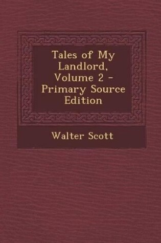 Cover of Tales of My Landlord, Volume 2