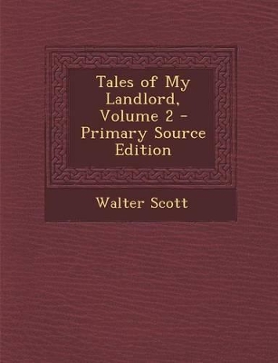 Book cover for Tales of My Landlord, Volume 2