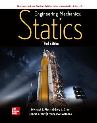 Book cover for ISE Engineering Mechanics: Statics