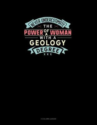 Cover of Never Underestimate The Power Of A Woman With A Geology Degree