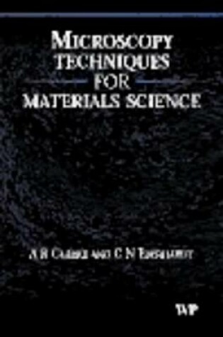 Cover of Microscopy Techniques for Materials Science