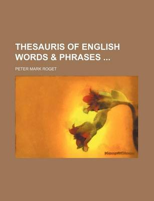 Book cover for Thesauris of English Words & Phrases