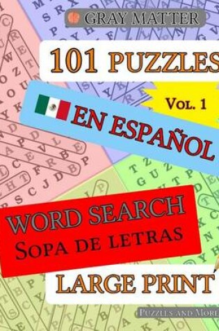 Cover of SPANISH Word Search Puzzles (Large Print)