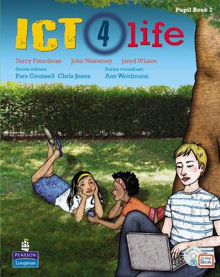 Cover of ICT 4 Life Year 8 Students' ActiveBook Pack with CDROM