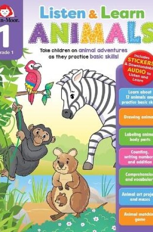 Cover of Animals, Grade 1 Workbook