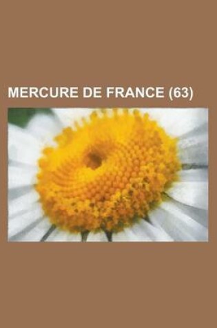 Cover of Mercure de France (63)