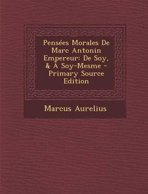 Book cover for Pens es Morales de Marc Antonin Empereur