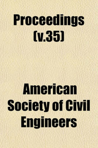 Cover of Proceedings Volume 35, PT. 1